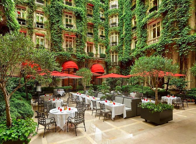 Luksushoteller i Frankrig Plaza Athenee Exterior