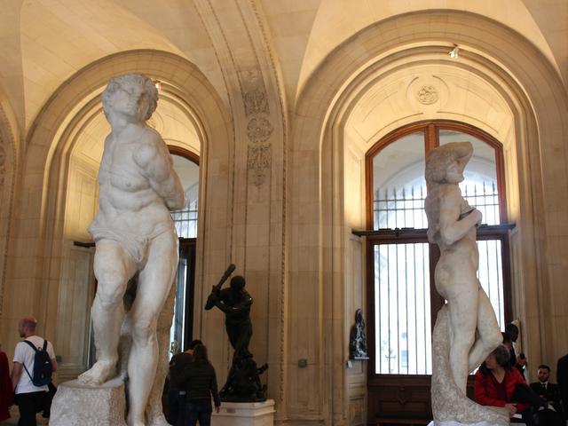 Oprørsfange Michelangelo i Louvre