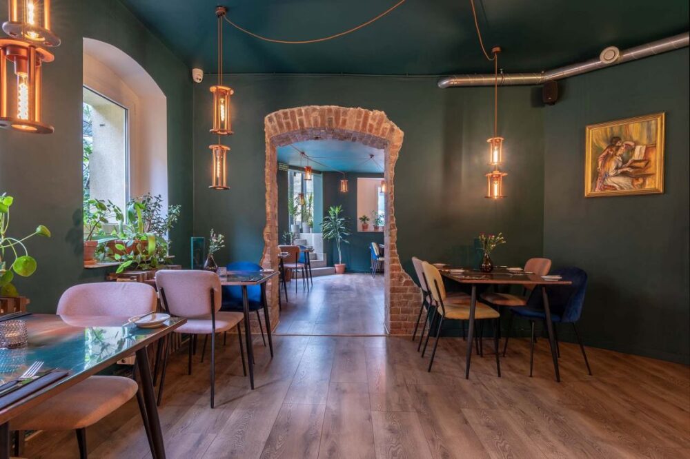 Luksusrestauranter i Poznań Nooks Wnetrze