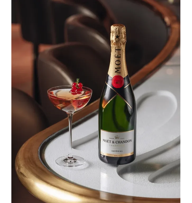 Hvad koster en flaske Moet-champagne