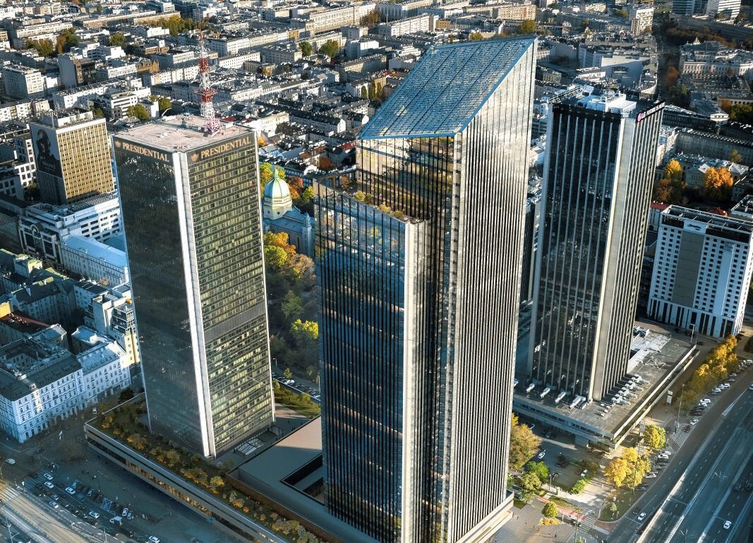 Lilium Tower i Warszawa Organisk Skyskraber i Opgang