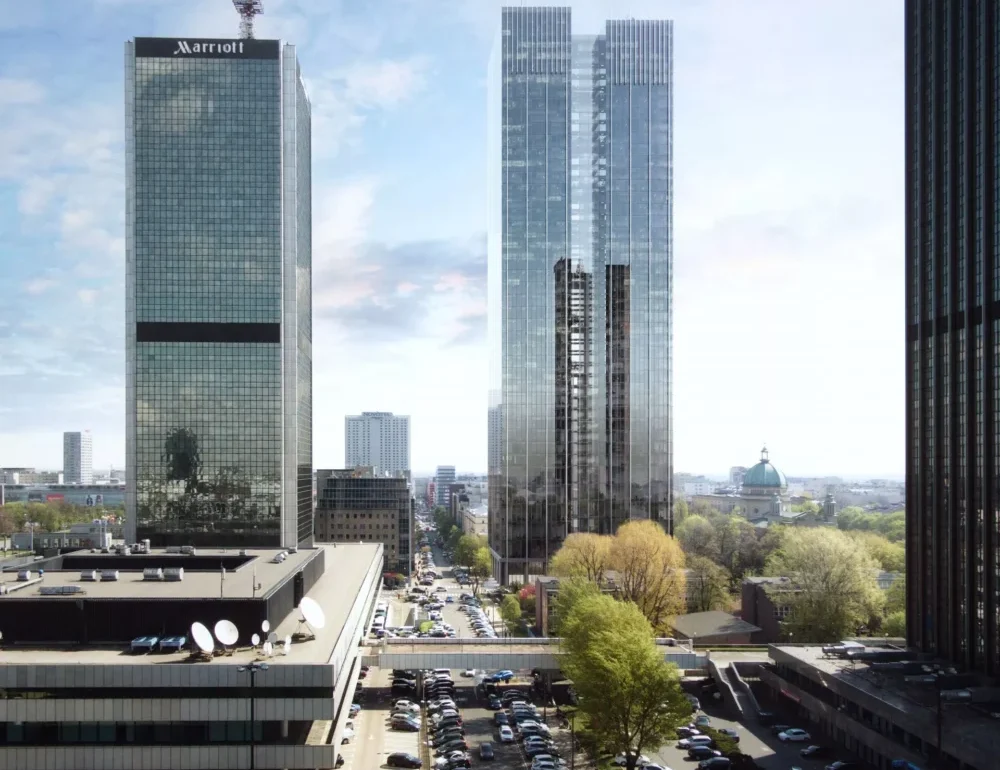 Roma Tower Ny Skyskraber På Kirkens Grund I Centrum