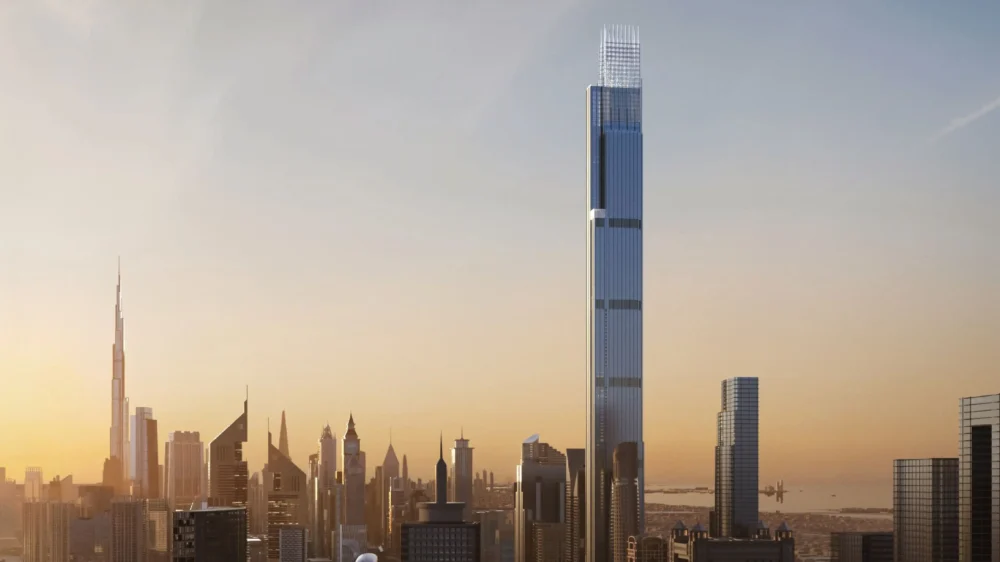 Burj Azizi – 725 meter ambitioner på Sheikh Zayed Road