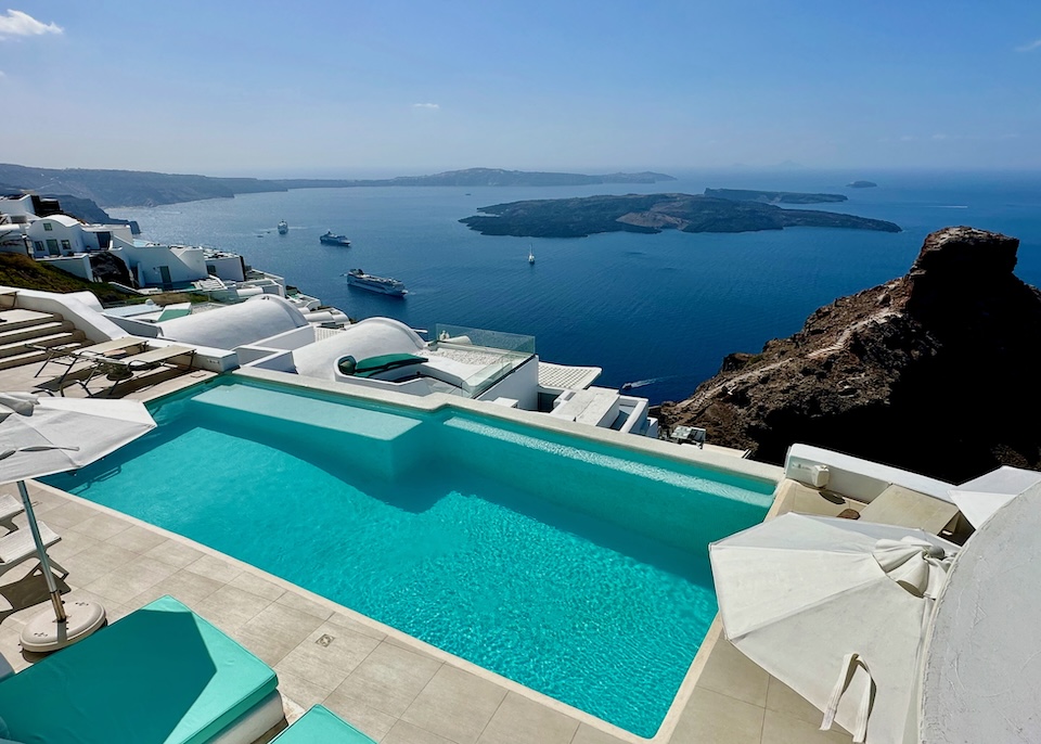Hoteller på Santorini
